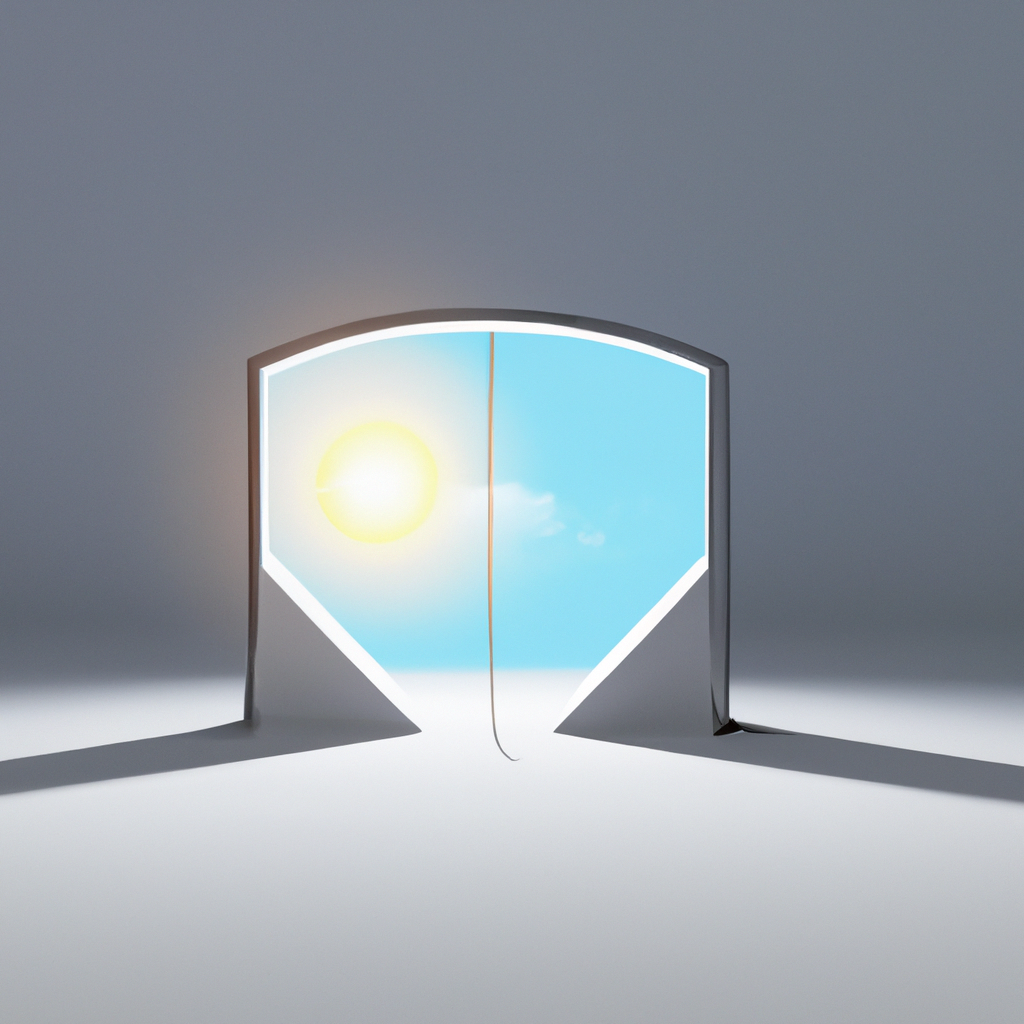 Studio lumineux minimaliste — Photo générée pour les îles françaises d’outre‑mer