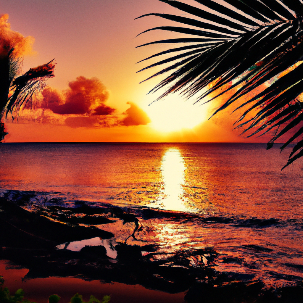 Lumière dorée au coucher du soleil — Photo générée