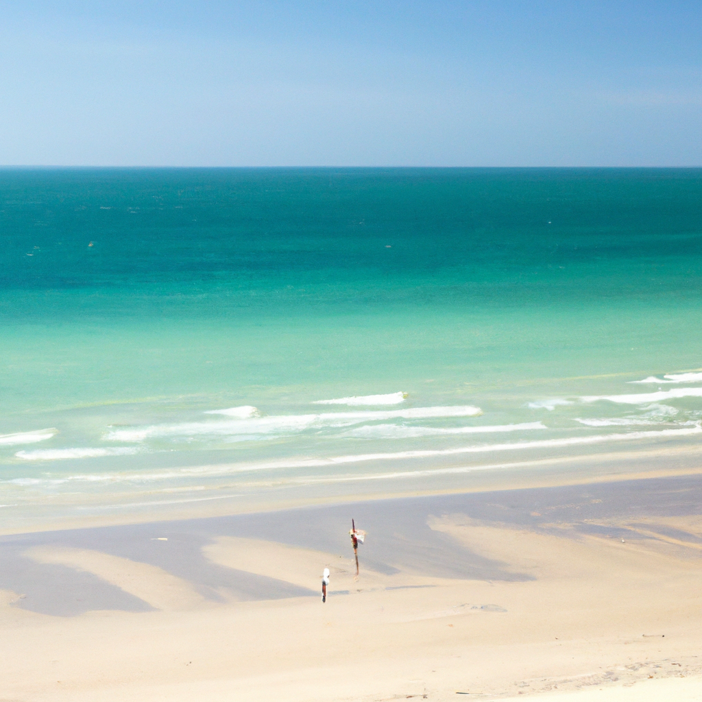 Famille à la plage — Photo générée