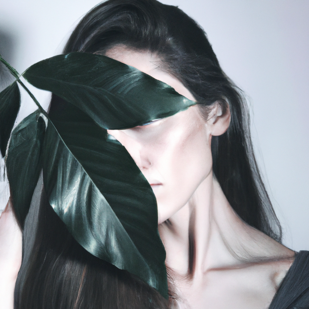 Portrait minimaliste en lumière naturelle — Photo générée